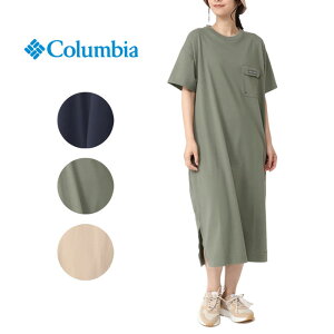 コロンビア レディース スウィングパーク クルー ドレス ワンピース 半袖 撥水 Columbia W Swing Park Dress PL0429 即納