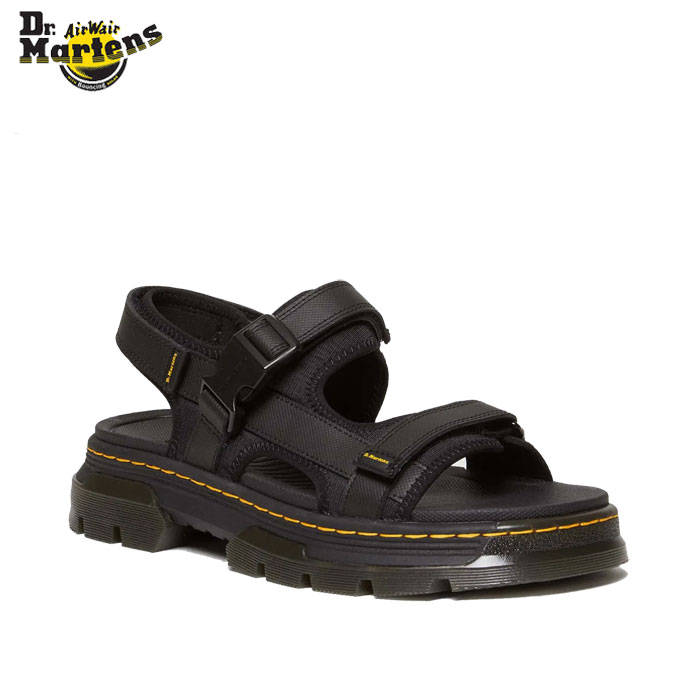 ドクターマーチン メンズ レディース サンダル Forster SANDAL BLACK ブラック スポーツサンダル Dr.Martens Forster Sandal 31560001 即納