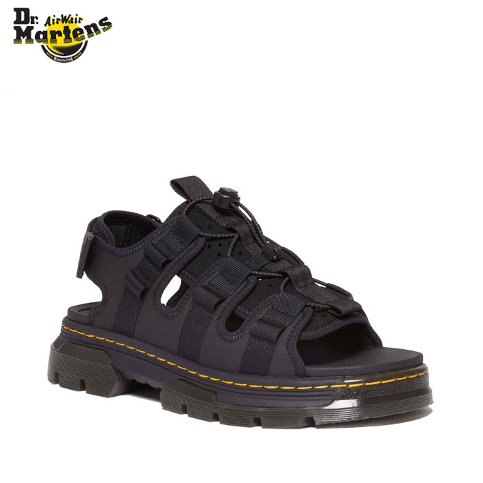 ドクターマーチン メンズ レディース サンダル JERICHO グラディエーター ブラック スポーツサンダル Dr.Martens JERICHO BLACK 31578001 即納