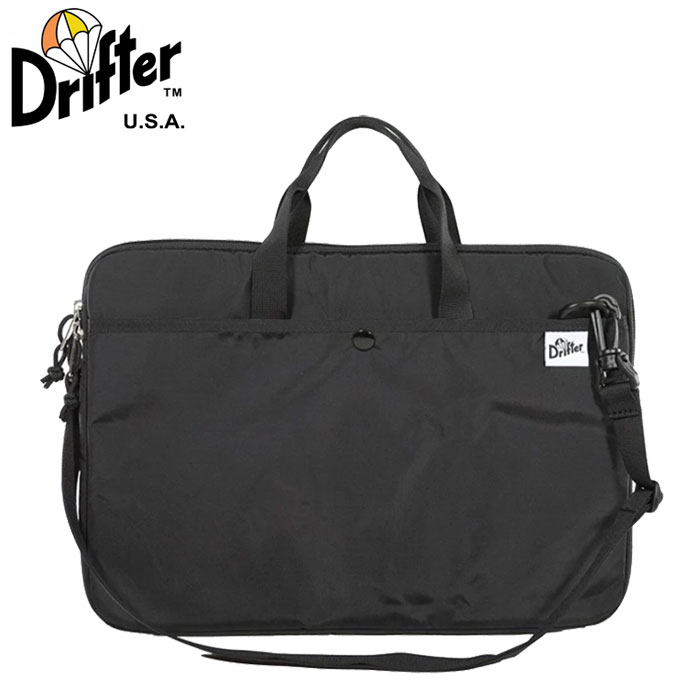 Rakuten - (お得なクーポン発行中！) ドリフター トートバッグ ラップトップキャリアー ナイロン ブラック ショルダーバッグ 2Way パソコン 収納 Drifter LAP TOP CARRIER DFV1390