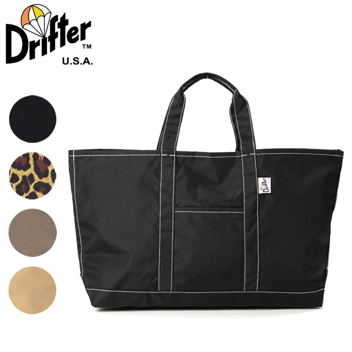 Rakuten - (お得なクーポン発行中！) ドリフター トートバッグ バックアイトート ナイロン ブラック レオパード ナイロン 18L (メール便送料無料) Drifter BUCKEYE TOTE DFV4620