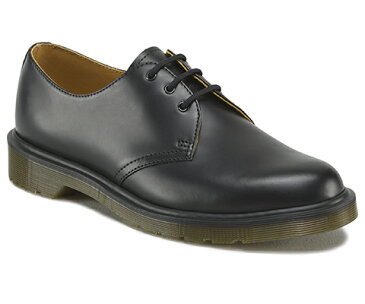 ドクターマーチン ローカット ブラック 黒 3ホール 1461 DMS 84 GIBSON SHOE BLACK SMOOTH