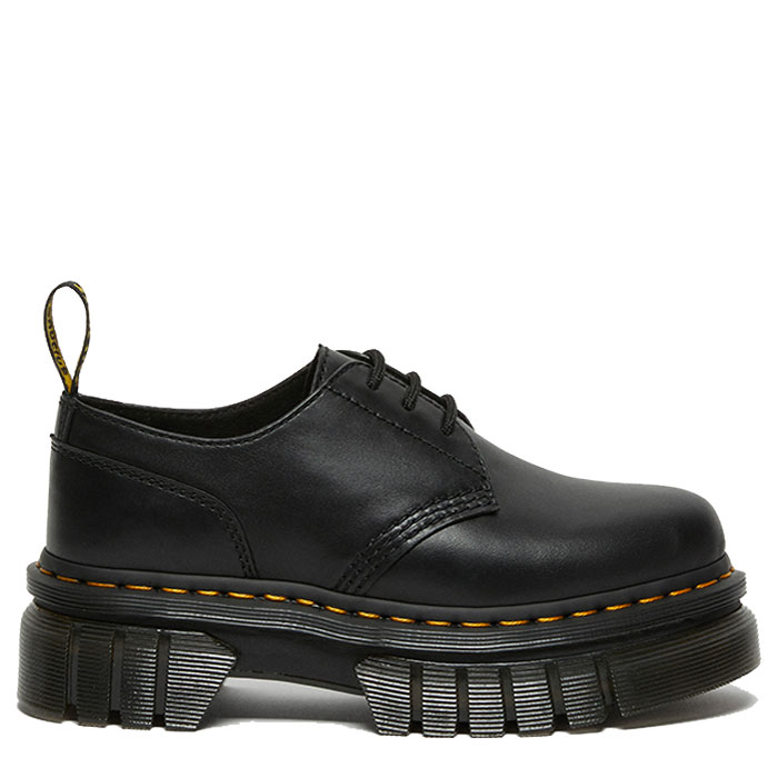 ドクターマーチン 即納 オードリック 厚底 3 ホール シューズ ブラック Dr.Martens AUDRICK BLACK