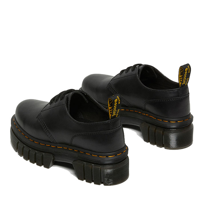 ドクターマーチン 即納 オードリック 厚底 3 ホール シューズ ブラック Dr.Martens AUDRICK BLACK