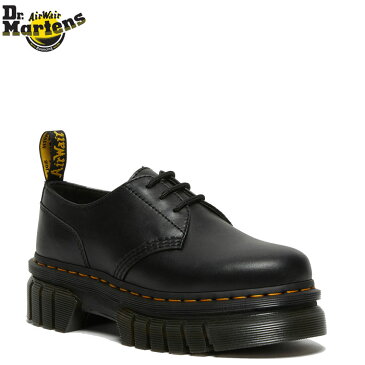 ドクターマーチン 即納 オードリック 厚底 3 ホール シューズ ブラック Dr.Martens AUDRICK BLACK