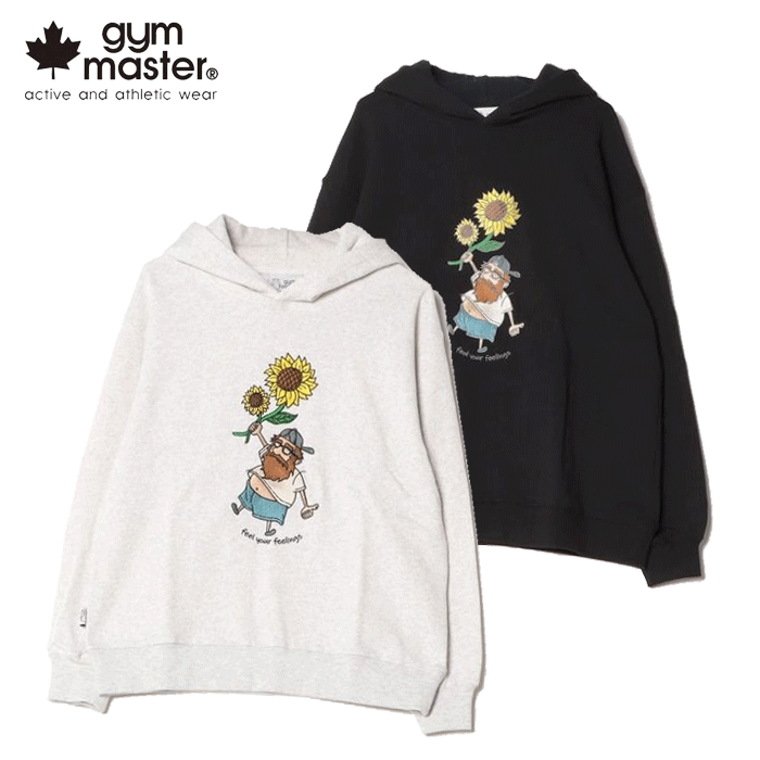 ジムマスター スウェット 長袖 10.3ozフィールユアーフィーリング刺繍スウェットプルパーカー gym master