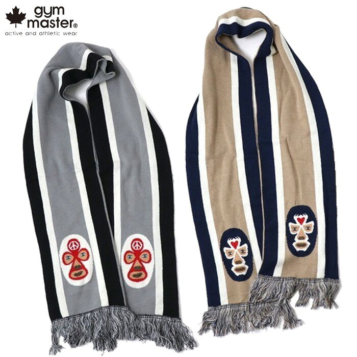 Rakuten - ジムマスター マフラー レスラー ジャガード 覆面レスラー メンズ レディース (メール便 送料無料) gym master
