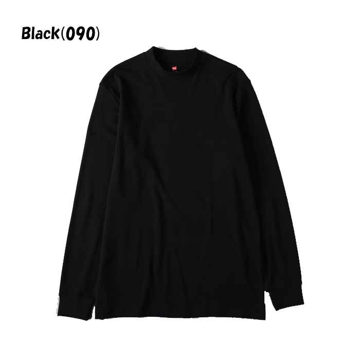 ヘインズ スエードニット 長袖 Tシャツ 裏起毛 クルーネック トップス 暖かインナー メンズ (メール便送料無料) Hanes Suede Knit HM4-A204