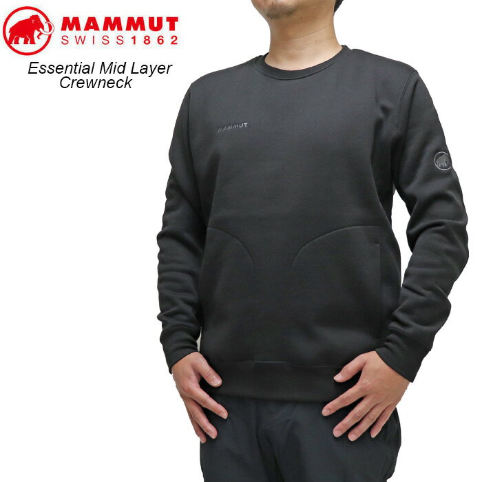 Rakuten - マムート メンズ レディース エッセンシャル ミッドレイヤー クルー ネック Mammut Essential Mid Layer Crewneck AF Men