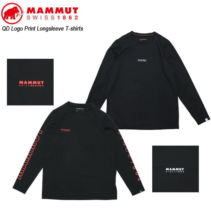 楽天市場】mammut マムート qd logo print longsleeve t-shirts af