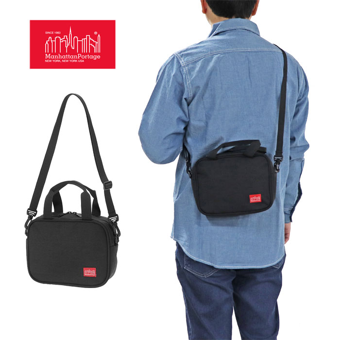 (FINAL SALE) マンハッタンポーテージ ジャクリーン ショルダーバッグ ブラック Manhattan Portage Jacqueline Shoulder Bag MP1495