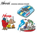 ナンガ × ウシオダヒロアキ ステッカー (メール便送料220円) NANGA × USHIODA HIROAKI STICKER 即納