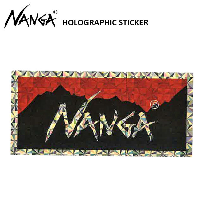 ʥ ۥեå  ƥå (᡼220) NANGA HOLOGRAPHIC LOGO STICKER ¨Ǽ