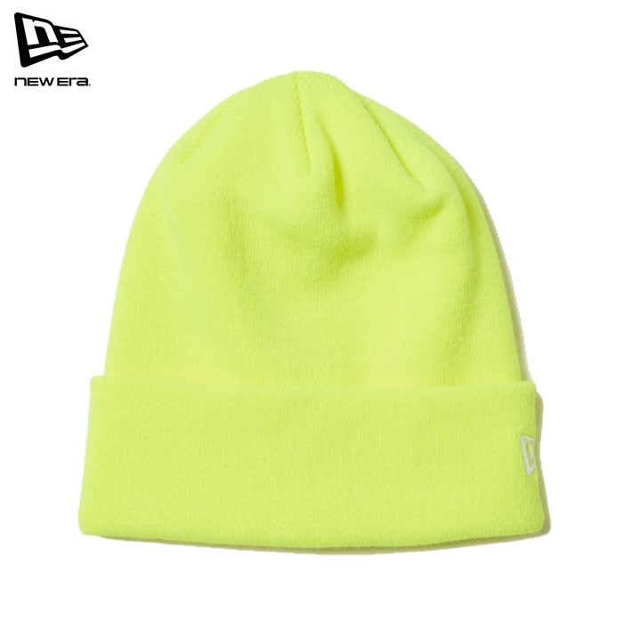 Rakuten - ニューエラ キャップ ニット帽 ベーシック ワンサイズ メンズ レディース ネオンイエロー （メール便 送料220円） NEW ERA BASIC CUFF KNIT NYEL