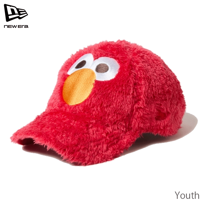 Rakuten - ニューエラ キャップ キッズ 9TWENTY ユース 子供 帽子 セサミストリート エルモ レッド NEW ERA YTH 920 SESAME FACE ELMO RED