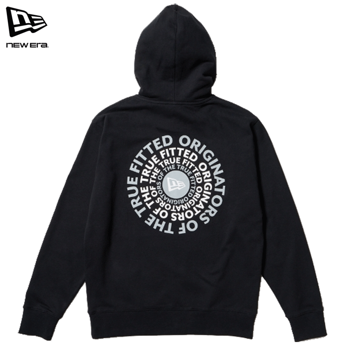 ニューエラ 長袖 スウェット フーディー 裏毛 コットン ブラック メンズ レディース NEW ERA SW PO HOODIE OOTTF BLK 252(4)
