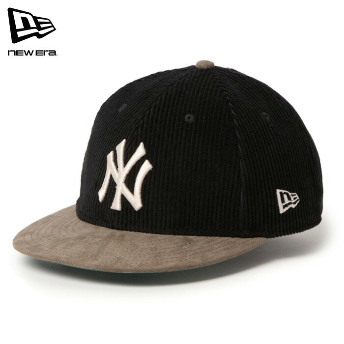 ニューエラ キャップ 9FIFTY コーデュロイ ヤンキース ブラック/グレー メンズ レ...