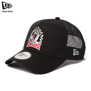 ニューエラ キャップ メッシュ 9FORTY A-Frame サンタクルーズ メンズ レディース アジャスタブル ブラック NEW ERA 940AFTR SANTA CRUZ HAND BLK