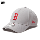 ニューエラ キャップ 9FORTY ボストン・レッドソックス メンズ レディース グレー NEW ERA 940VS MLB WOVEN LABEL BOSRED GRY