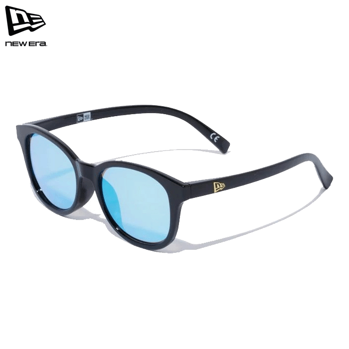Rakuten - ニューエラ サングラス ボストン スクエアレンズ UV シャイニーブラックフレーム ブルーミラーレンズ 14518159 NEW ERA SUNGLASSES BSTN BLU MIRROR 25J