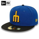 ニューエラ キャップ シティーコネクト シアトル マリナーズ ブルー NEW ERA MLB 59FIFTY 2024 MLB City Connect SEATTLE MARINERS