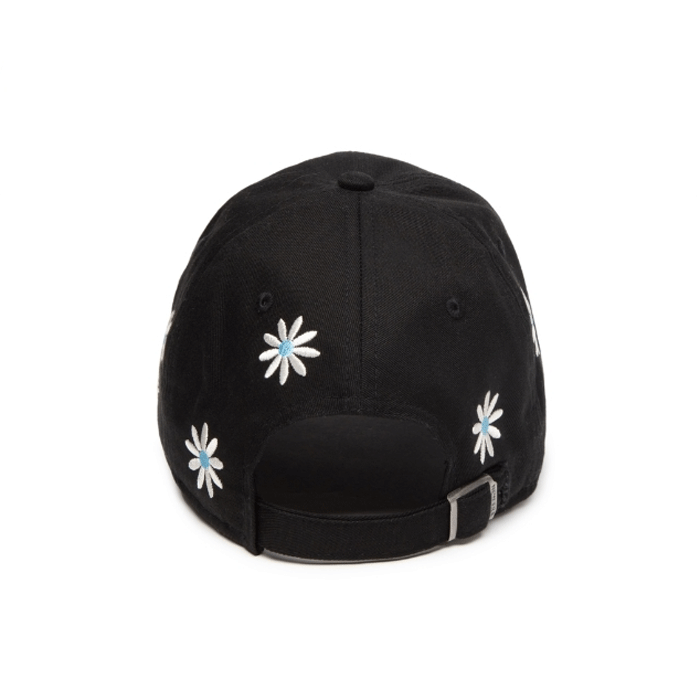 ニューエラ キャップ 9TWENTY 花柄 刺繍 メンズ レディース ブラック NEW ERA 920ES FLOWER EMB NE1920 BLK