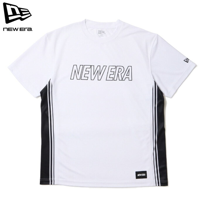 Rakuten - ニューエラ Tシャツ 半袖 テックTシャツ レギュラーフィット バスケットボール 吸汗 速乾 抗菌 ホワイト メンズ レディース (メール便 送料無料) NEW ERA PAB SS TECH TEE WHI 261