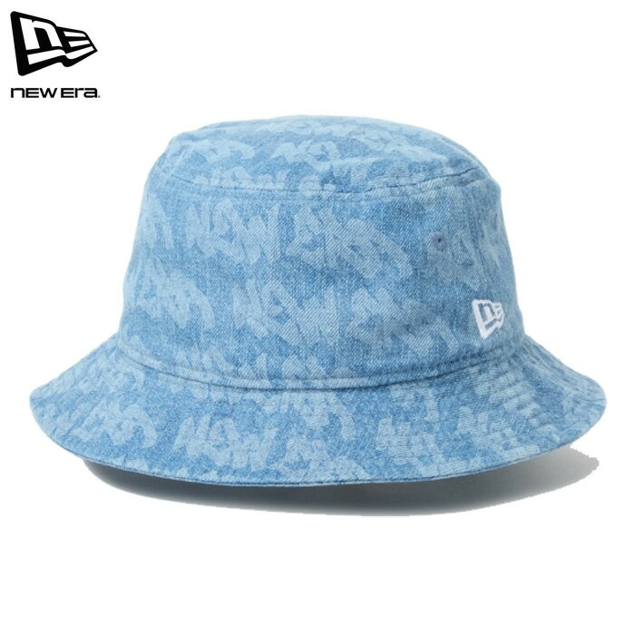 Rakuten - ニューエラ キャップ Bucket バケットハット ハット レーザー加工 デニム ネイビー 水色 メンズ レディース (メール便 送料無料) NEW ERA BUCKET01 LASER BURNOUT WASDEN 261