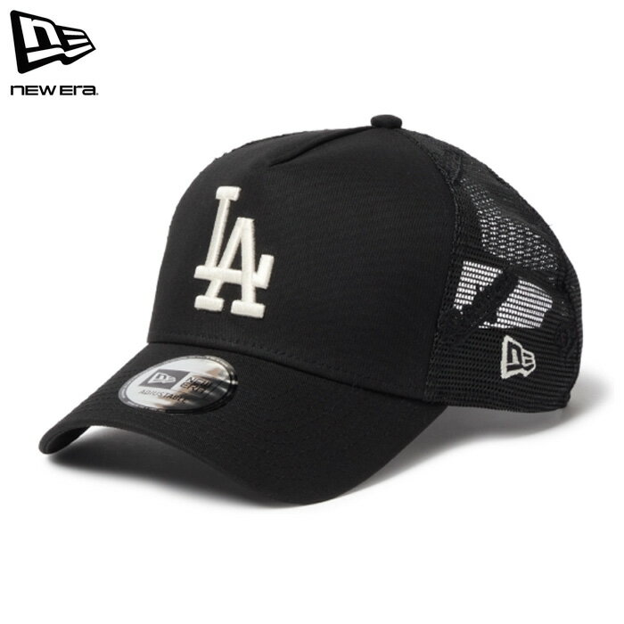 Rakuten - ニューエラ キャップ 9FORTY A-Frame メッシュ アジャスタブル ドジャース ブラック メンズ レディース NEW ERA 940AFTR LOSDOD EMB MESH BLK
