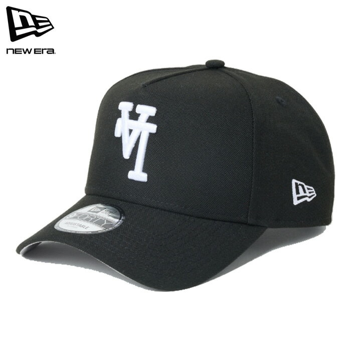 ニューエラ キャップ 9FORTY A-Frame ドジャース 逆さロゴ アジャスタブル ブラック メンズ レディース NEW ERA 940AF LOSDOD...