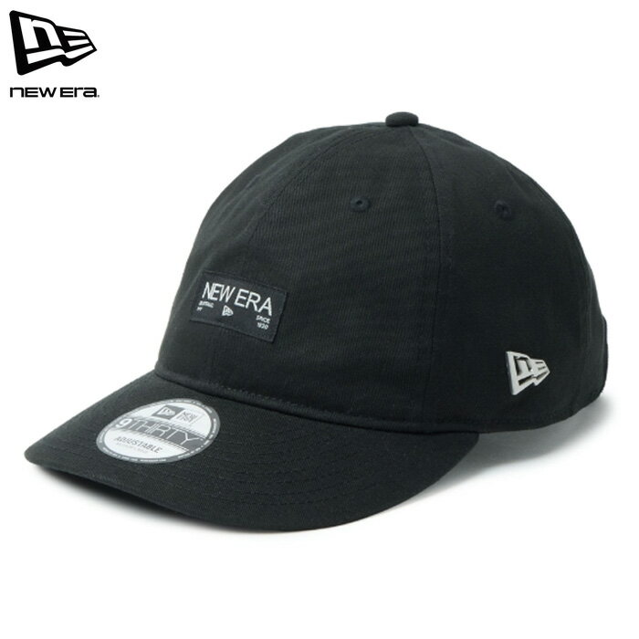 Rakuten - ニューエラ キャップ 9THIRTY フラッグロゴ メタルパーツ シルバー メンズ レディース ブラック NEW ERA 930 METAL FLAG BLK SIL 261