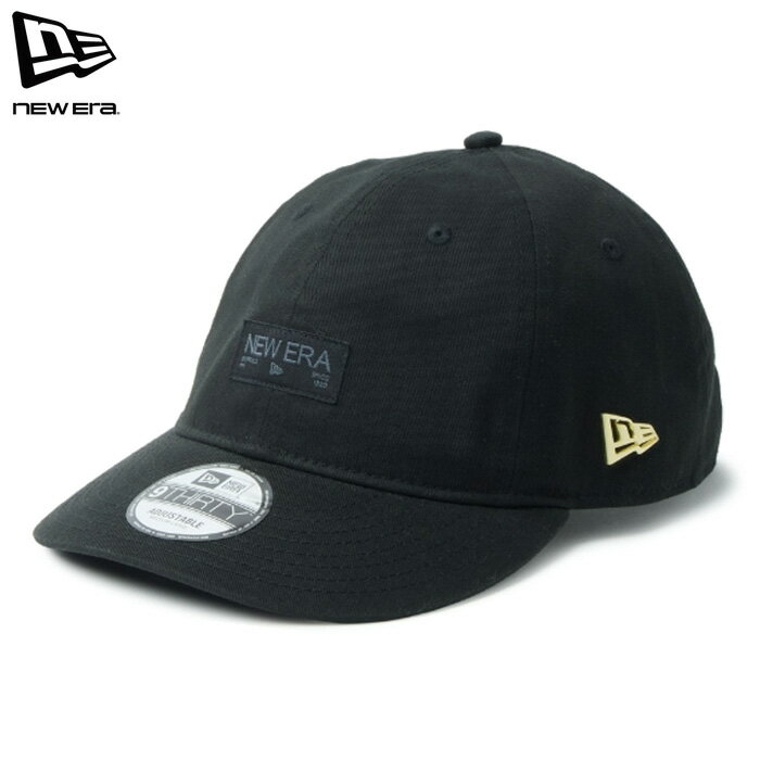 Rakuten - ニューエラ キャップ 9THIRTY フラッグロゴ メタルパーツ ゴールド メンズ レディース ブラック NEW ERA 930 METAL FLAG BLK GLD 261