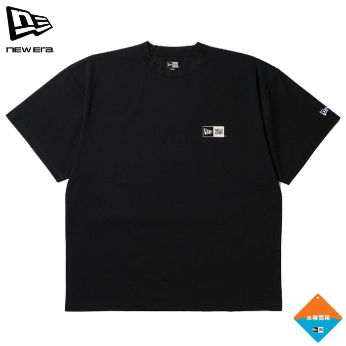 Rakuten - (お得なクーポン発行中！) ニューエラ Tシャツ 半袖 オーバーサイズ 耐塩素 耐海水 吸汗 速乾 UVカット ブラック メンズ レディース (メール便 送料無料) NEW ERA OD SS OS UT TEE BOXLOGO BLK 261