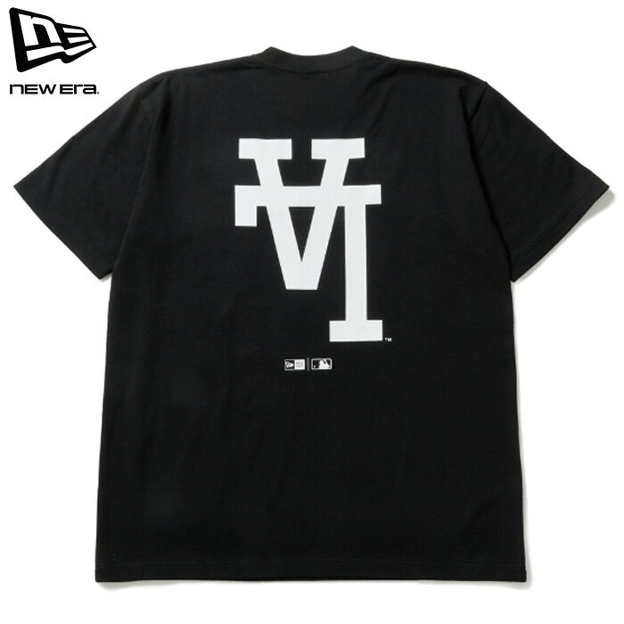 Rakuten - ニューエラ Tシャツ 半袖 ドジャース レギュラーフィット 逆さロゴ ブラック メンズ レディース (メール便 送料無料) NEW ERA SS CT TEE LOSDOD UPSIDEDOWN BLK