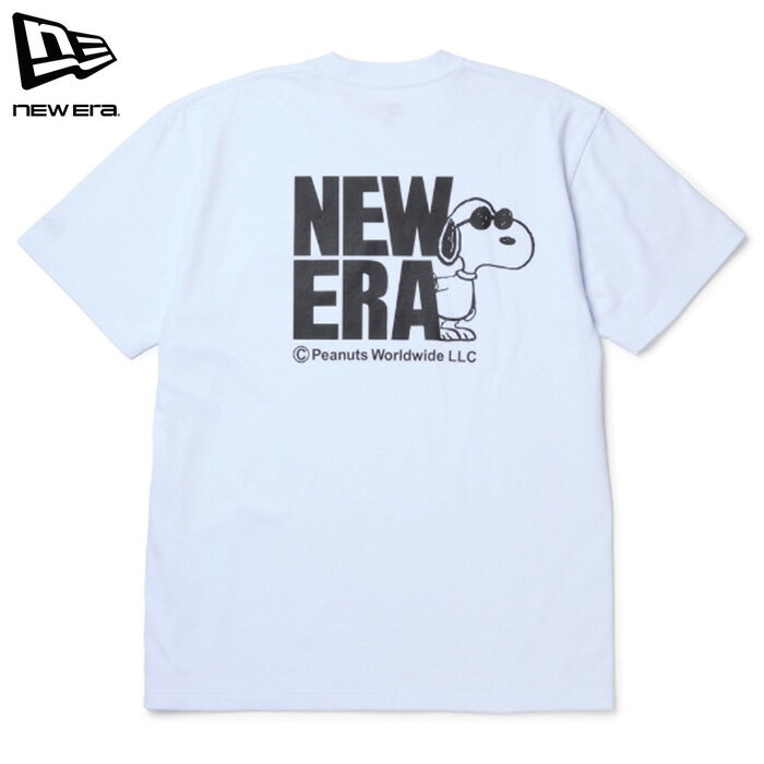 Rakuten - ニューエラ Tシャツ 半袖 ピーナッツ スヌーピー レギュラーフィット コットン ホワイト メンズ レディース (メール便 送料無料) NEW ERA SS CT TEE PEANUTS J COOL WHI 261