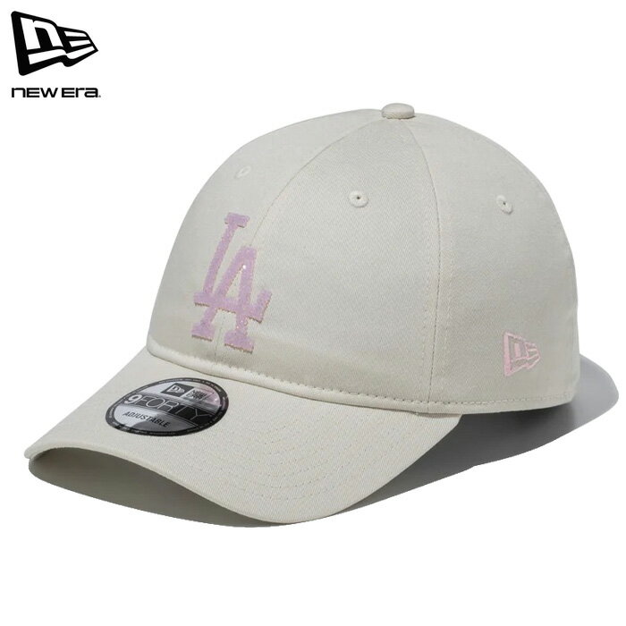 Rakuten - ニューエラ キャップ 9FORTY ドジャース ビーズ アイボリー メンズ レディース NEW ERA 940UNST BEADS LG LOSDOD IVO