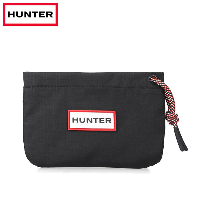 Rakuten - ハンター ポーチ アクセサリー トラベル ミニ ポーチ ナイロン ブラック (メール便 送料220円) Hunter UBP7120NRS-BLK