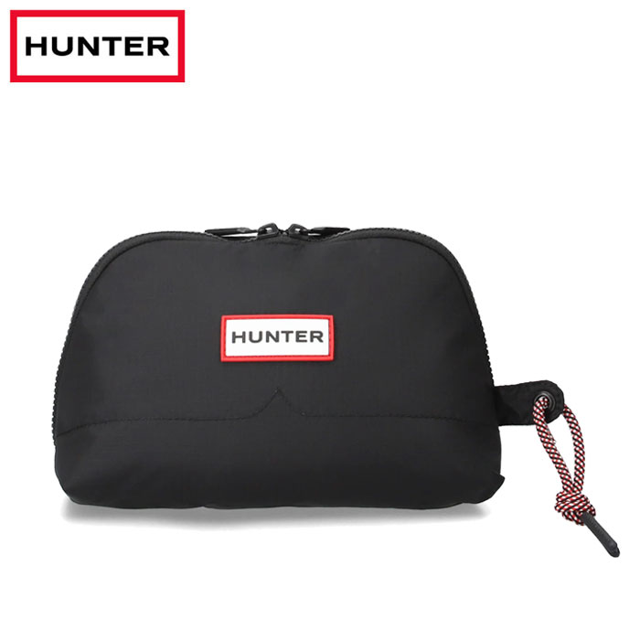 Rakuten - ハンター ポーチ アクセサリー トラベル ラージ ポーチ ナイロン ブラック (メール便送料無料) Hunter UBP7121NRS-BLK