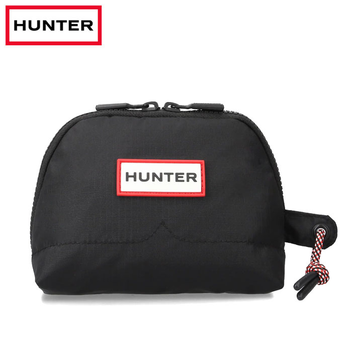 Rakuten - ハンター ポーチ アクセサリー トラベル スモール ポーチ ナイロン ブラック (メール便送料無料) Hunter UBP7122NRS-BLK