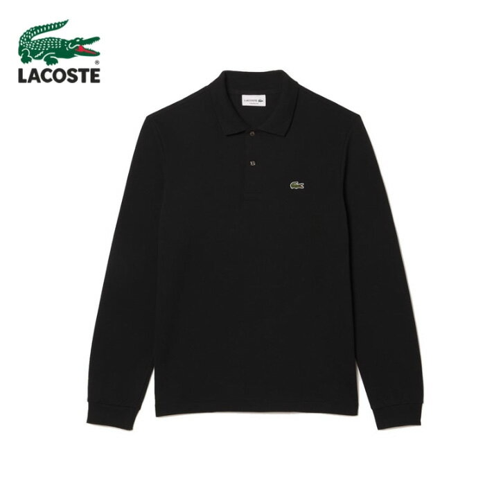 ラコステ メンズ 長袖 ポロシャツ オリジナルフィット 日本製 (メール便 送料無料) Lacoste Long Sleeve Polo Shirt L1312LJ 即納