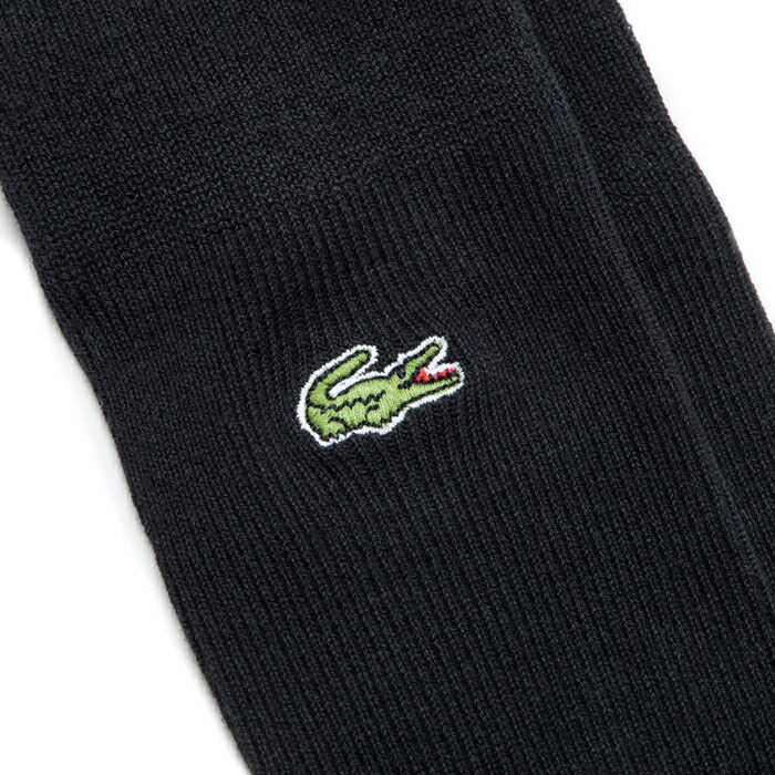 ラコステ メンズ ソックス 靴下 ベーシック1×1リブ (メール便 送料220円) LACOSTE