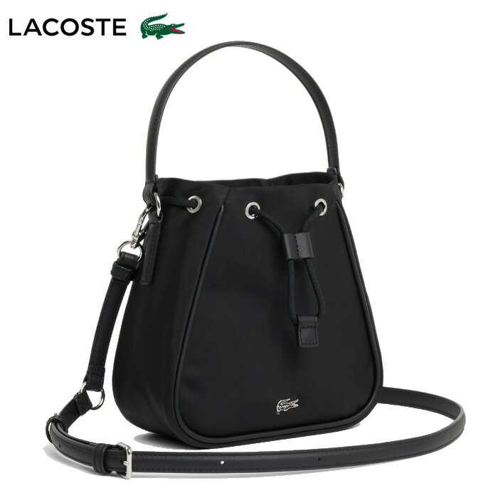 Rakuten - ラコステ バケットバック S ショルダーバッグ ブラック LACOSTE S BUCKET BAG NF5236DJ 000 NOIR