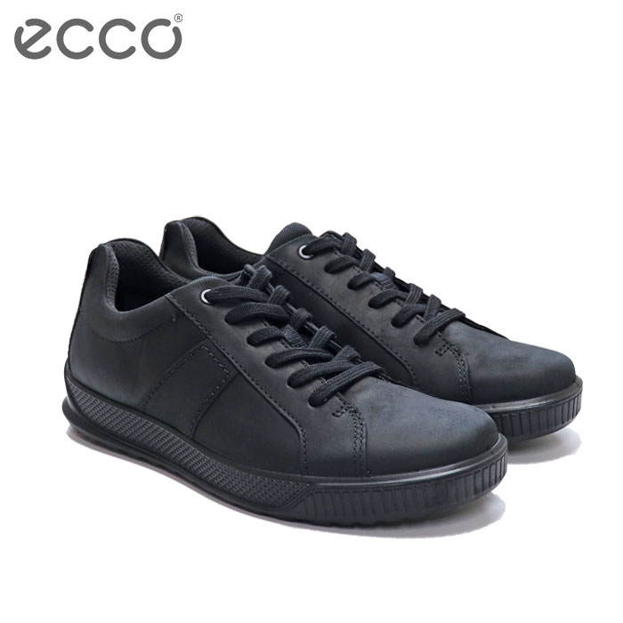 (SALE セール) エコー シューズ メンズ レザー スニーカー バイウェイ ブラック 本革 ECCO Byway Black 即納のサムネイル