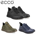 (SALE セール) エコー シューズ メンズ レザー 防水 ゴアテックス スニーカー 本革 ECCO GRUUV GORE TEX 525224