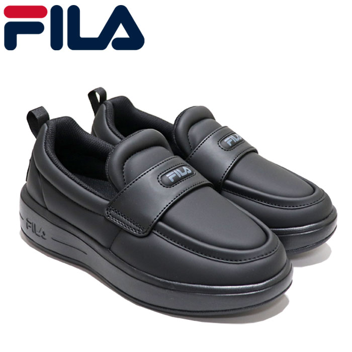 Rakuten - フィラ スニーカー ローファー レディース スーパーバブル 厚底ソール ボリュームソール ブラック FILA SUPER BUBBLE LOAFER FM0100981-014