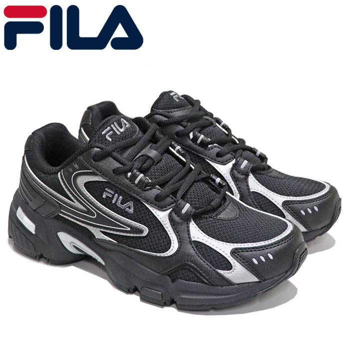 Rakuten - フィラ スニーカー レディース リチャージ 26 厚底ソール メッシュ ブラック FILA RECHARGE 26 FM0101008-014