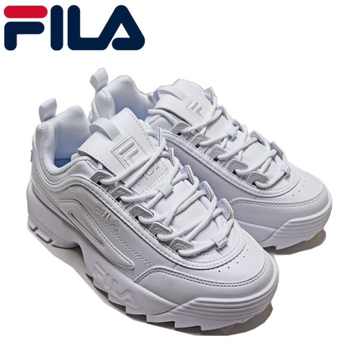 Rakuten - フィラ スニーカー レディース ディスラプター 2 厚底ソール ボリュームソール ホワイト FILA DISRUPTOR 2 USS23029