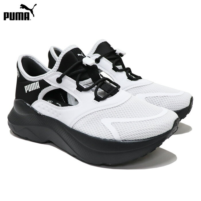 プーマ レディース スニーカー サンダル ミュール イーズイン ランニング シューズ ホワイト Puma SOFTRIDE MAYVE MULE EASE IN