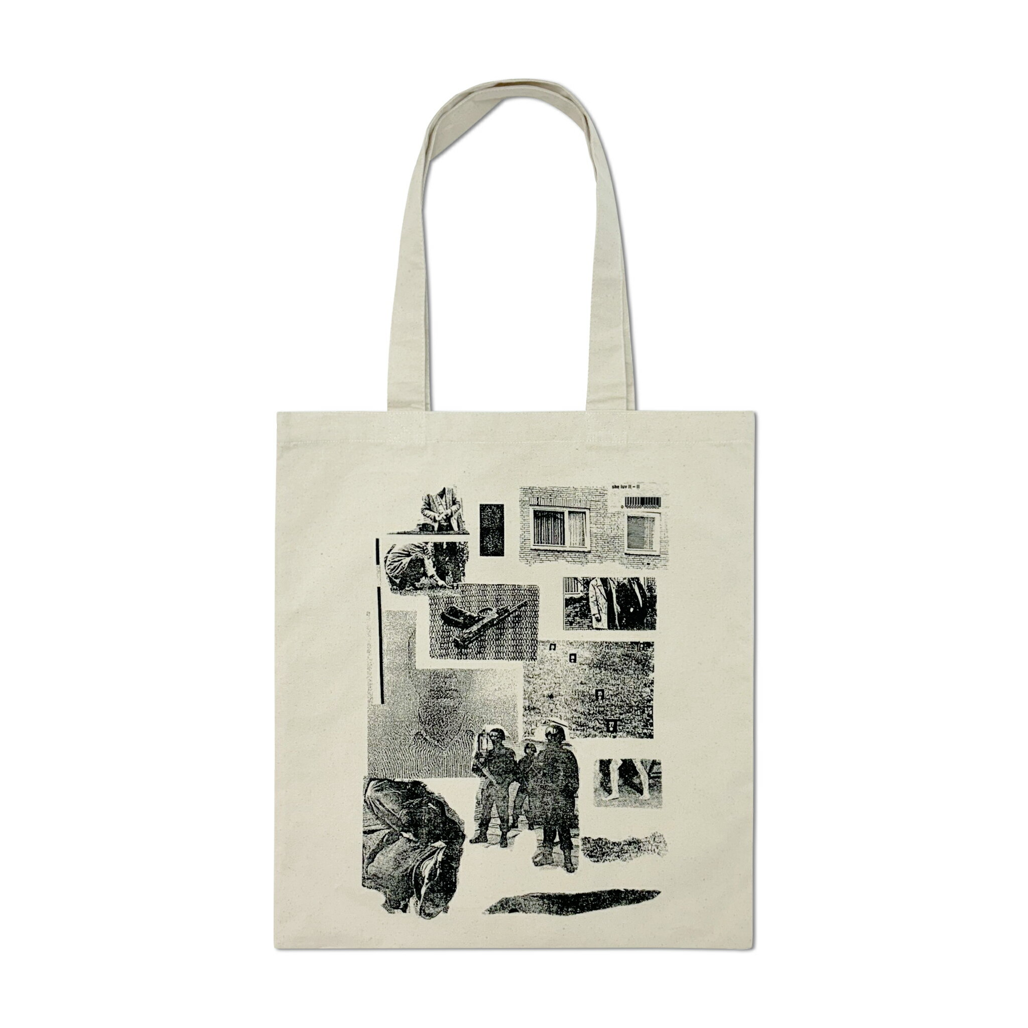 she luv it [ ll ] × Black Dots トートバック TOTE BAG