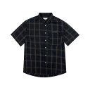 Black Dots 半袖チェックシャツ S/S CHECK SHIRT